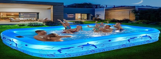 StarOcean Inflatable Pool with Lights