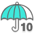 Medium High probability of Signification Rainfall icon