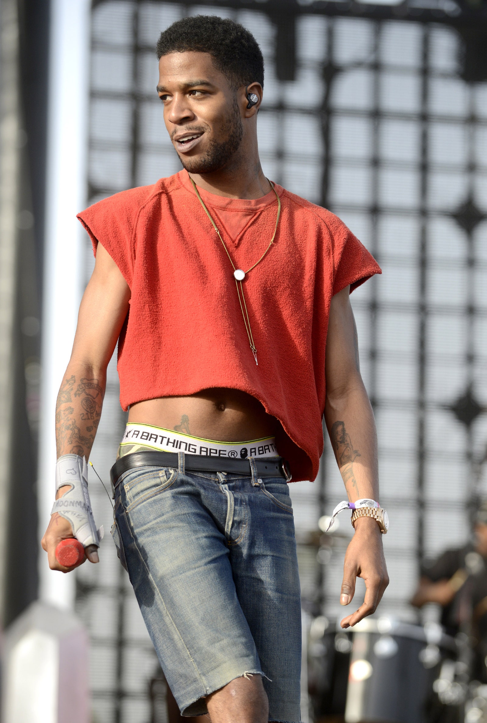 Image may contain Human Person Kid Cudi Clothing Apparel and Pants