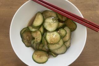 A cucumber salad inspired by the cucumber salad at Din Tai Fung.