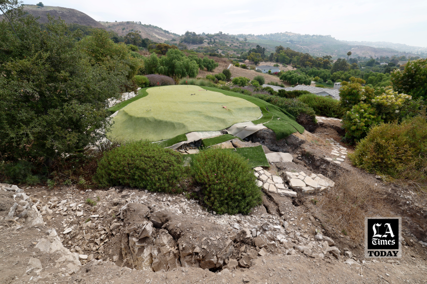 LA Times Today: Gas cut off at Rancho Palos Verdes neighborhood hit by landslides. Electricity may go next