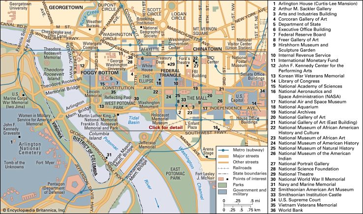 Washington, D.C.: central area