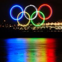 Vancouver 2010 Olympic Games Rings.