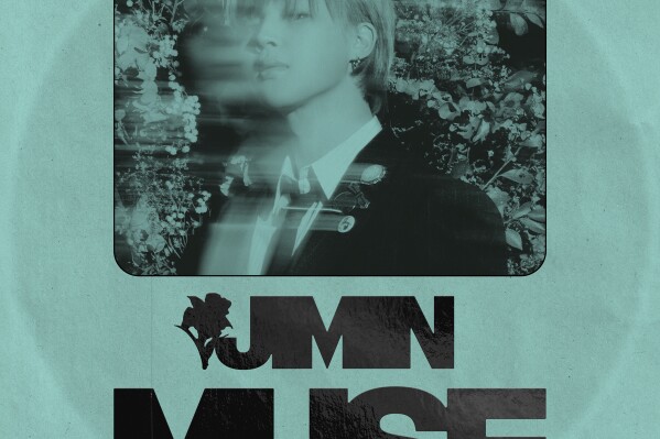 This album cover image released by BigHit shows "Muse" by JIMIN. (BigHit via AP)