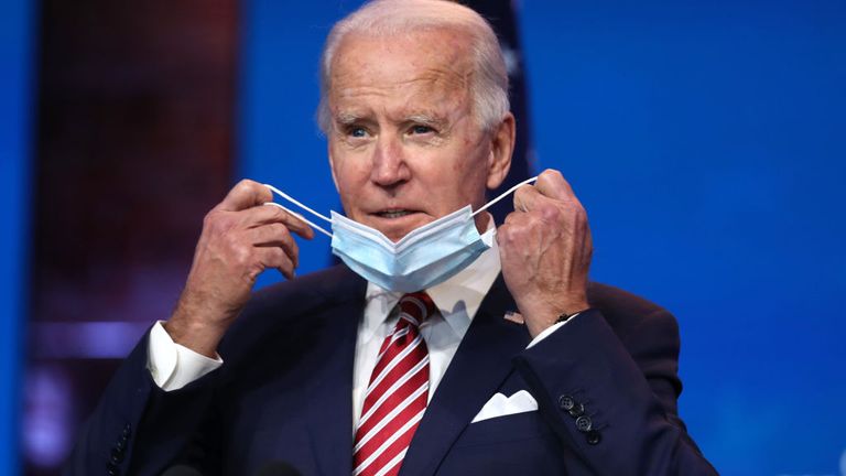 Joe Biden said he would be prepared to take the Moderna or Pfizer vaccine if it was approved