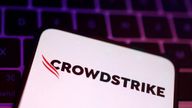 FILE PHOTO: CrowdStrike logo is seen in this illustration taken July 29, 2024. REUTERS/Dado Ruvic/Illustration/File Photo