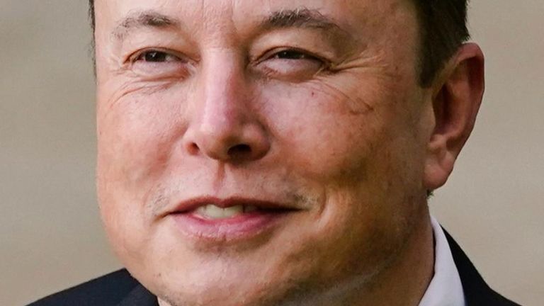 Elon Musk explained the delay to the Donald Trump interview on X. Pic: AP