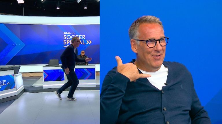 Arsenal legend Paul Merson shows off his moves ahead of Strictly Come Dancing
