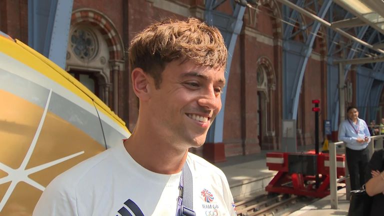 Tom Daley St Pancras 
