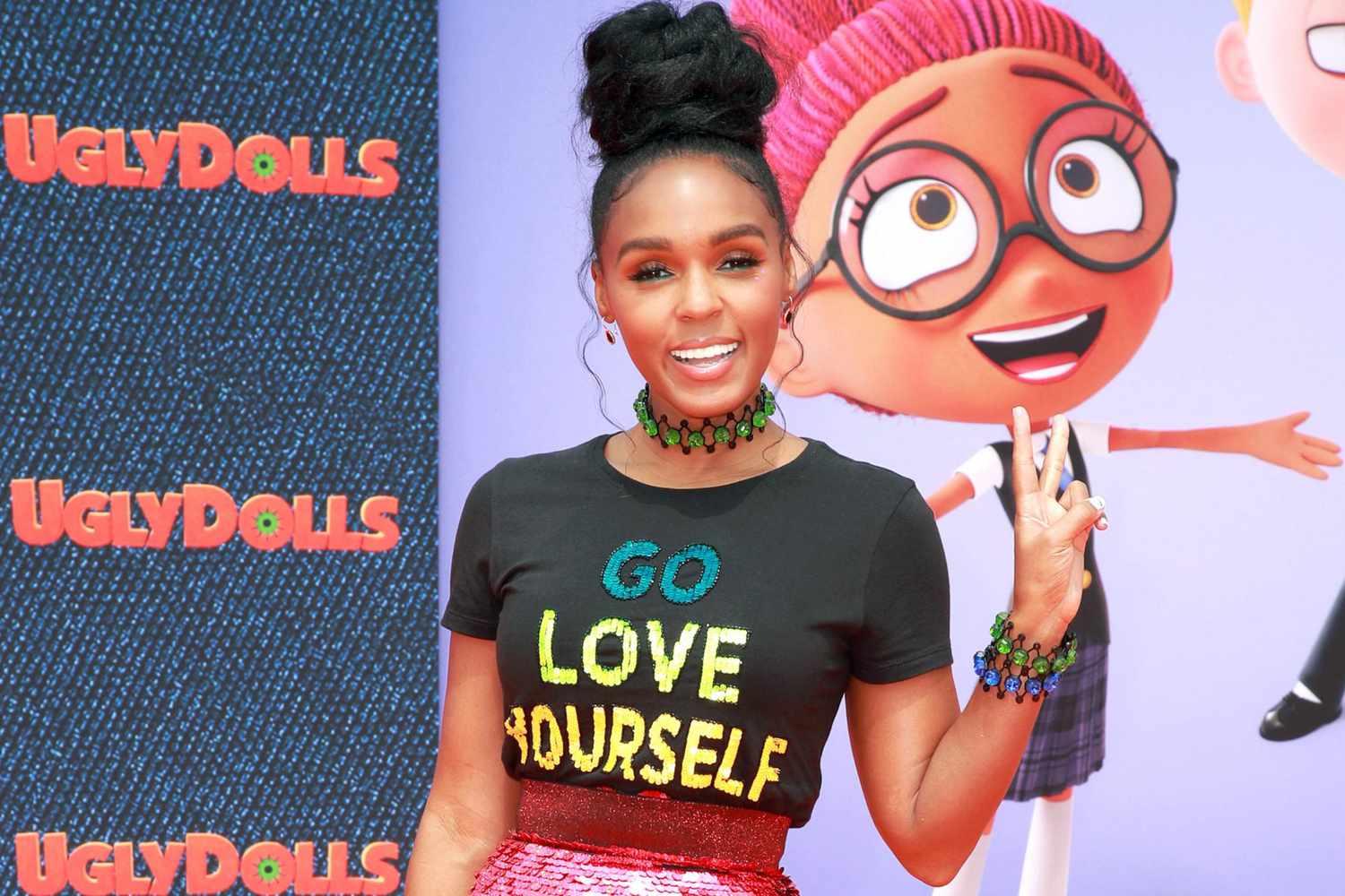 LOS ANGELES, CALIFORNIA - APRIL 27: Janelle Mon&aacute;e attends STX Films World Premiere of "UglyDolls" at Regal Cinemas L.A. Live on April 27, 2019 in Los Angeles, California. (Photo by Rich Fury/Getty Images)