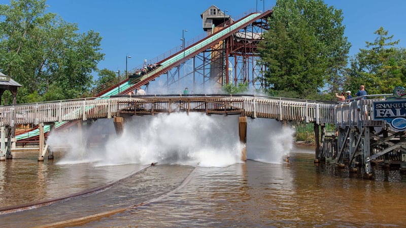 Cedar Point's Snake River Falls