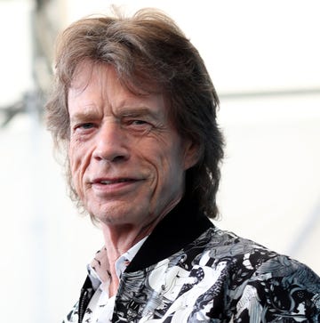 rolling stones singer mick jagger at a film festival