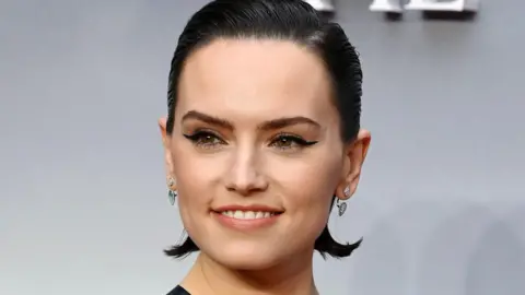 Daisy Ridley close-up at a film premiere