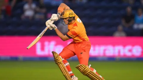 Jacob Bethell of Birmingham Phoenix batting during The Hundred