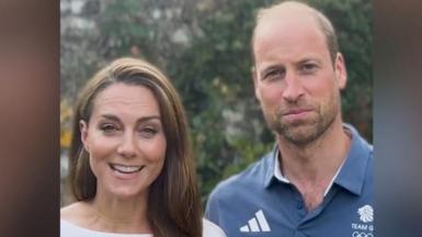 Prince William and Catherine sent a message to mark the end of the Olympics