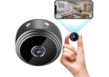 BIESVOY Mini Camera Espion sans Fil HD 1080P Spy Caméra de Surveillance WiFi avec Vision Nocturne et Detecteur, Caméra Video 