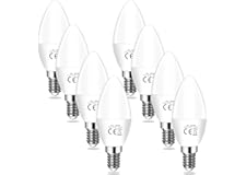 Ampoule LED E14, 5W Équivalent 40W, ampoule E14 led Blanc Chaud 3000K 400LM, AC 220-240V, Non Dimmable Sans Scintillement, Am