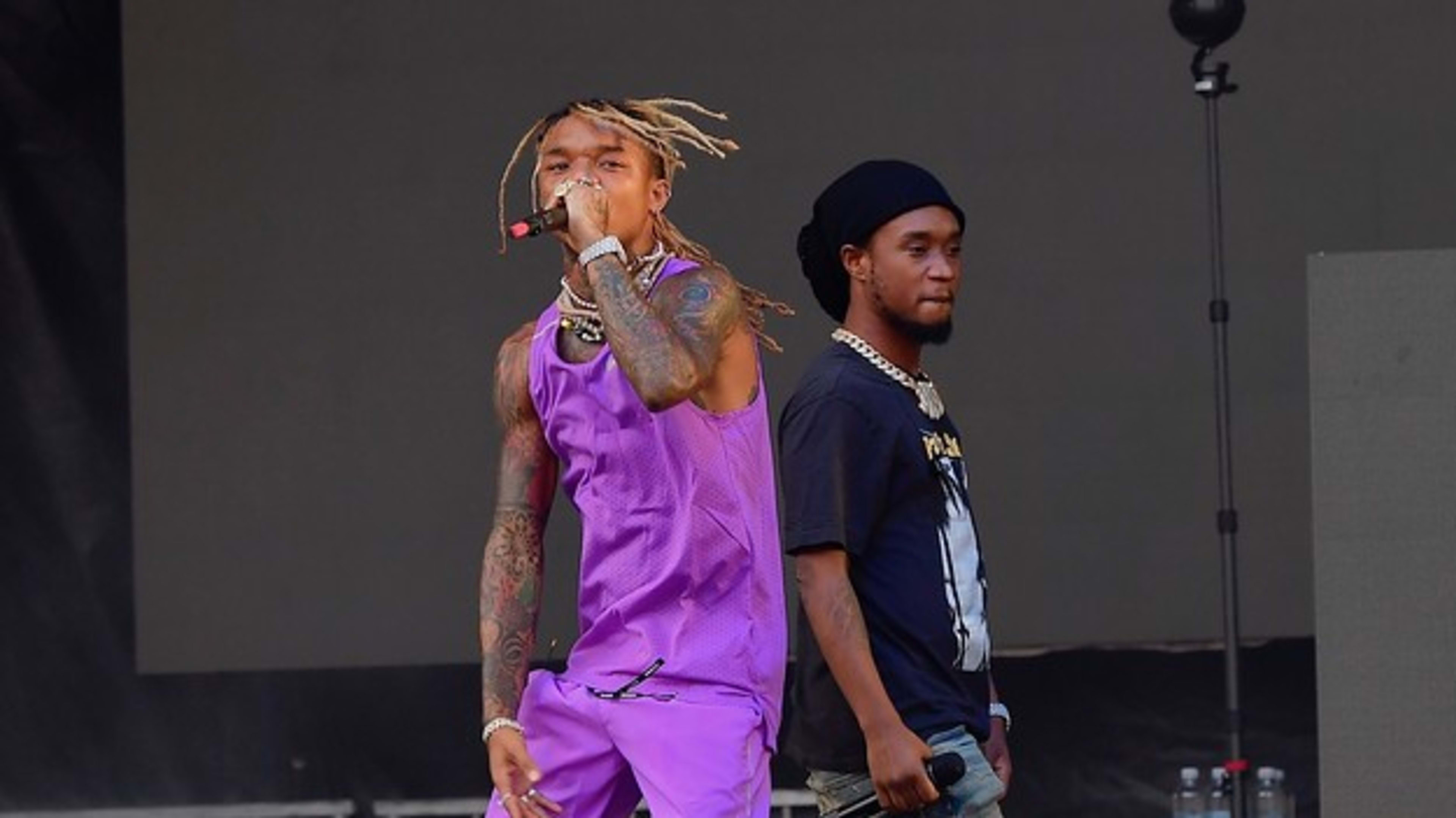 Slim Jxmmi and Swae Lee of Rae Sremmurd perform at the 10th annual ONE Musicfest