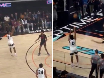 Bronny James Goes Off At 'OTE' Opening Night, Hits Four 3's!