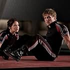 Josh Hutcherson and Jennifer Lawrence in The Hunger Games (2012)