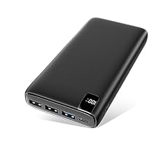 A ADDTOP Batterie Externe 26800mAh, 22.5W Batterie Portable USB C 20W PD Power Delivery avec Ecran LCD Power Bank avec 4 Po…