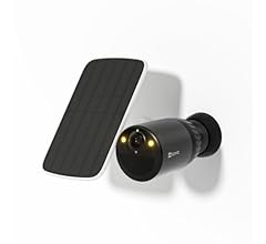 EZVIZ BC1C avc Panneau Solaire C, Caméra Surveillance WiFi Extérieure sans Fil, 32go de Stockage intégré, Batterie 7800mAh,…
