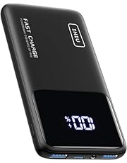 INIU Batterie Externe, 22.5W 10000mAh Power Bank, Batterie Portable USB C Input &amp; Output PD3.0 QC4.0 Charge Rapide Power Bank Compatible avec iPhone 15 14 13 12 Pro Max Mini Plus Samsung iPad Pro etc