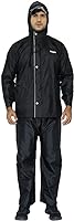 THE CLOWNFISH Polyester Men's Waterproof Standard Length Raincoat Double Coating Reversible Rain Suit With Hood & Inner...
