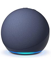 Echo Dot (5e génération, modèle 2022) | Enceinte connectée Bluetooth et Wi-Fi au son puissant encore plus imposant, avec Alexa | Bleu marine