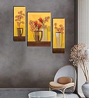 KRAFT KREW Set Of 3 Scenery 3d Framed Wall Paintings for Living Room Big Size, Bedroom, Home Decoration, Decor, Office...