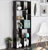 FURNEASER Medina Bookshelf for Books, Multipurpose Bookcase Stand Rack for Home, Wooden Modern Book Display Shelf, File...