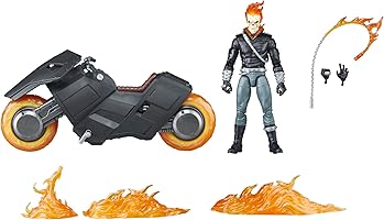 Marvel Legends Series, Figura de acción de Vengador Fantasma con Motocicleta