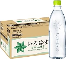 コカ・コーラ い・ろ・は・す天然水ラベルレス 560ml ×24本