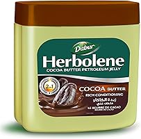 Dabur Herbolene Cocoa Butter Petroleum Jelly Enriched With Cocoa Butter And Vitamin E For Dry And Rough Skin - 225 ml