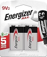Energizer Max Alkaline 9V batteries Pack Of 2