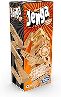 Hasbro Gaming - Classic Jenga Game, Genuine Hardwood Blocks, Jenga Stacking Tower Party Game For Family And Kids Ages...