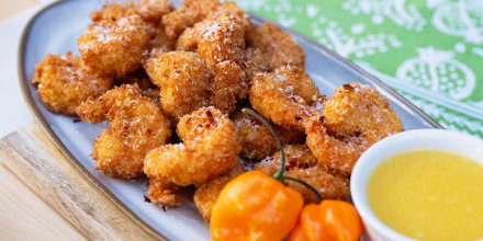 Coconut shrimp.