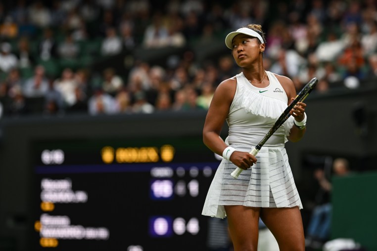 Naomi Osaka of Japan at The Wimbledon Championships in London