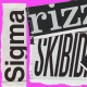 Collage of various Gen Alpha slang words in different fonts: "Sigma," "Rizz," "Skibidi", "Gyatt", and "Brainrot"