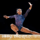 Simone Biles on the balance beams