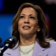 Vice President Kamala Harris speaks at a campaign rally, Saturday, Aug. 10, 2024, in Las Vegas.