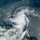 Tropical storm Ernesto over the Carribean.