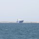 A view of a cargo ship called the 'Galaxy Leader' remains anchored off the Red Sea coast in Al-Hudaydah, Yemen on May 12, 2024.