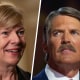 Tammy Baldwin and Eric Hovde