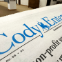 An issue of the Cody Enterprise, the Wyoming newspaper where a reporter used artificial intelligence to help write stories, is seen Tuesday, Aug. 13, 2024, at the Wyoming State Library in Cheyenne.