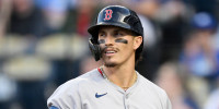 Boston Red Sox's Jarren Duran walks back to the dugout