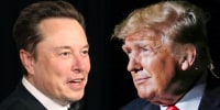 A side by side of Elon Musk and Donald Trump