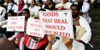 Indian doctors in government hospitals across several states halted elective services "indefinitely" on August 12, to protest the rape and murder of a young medic. 