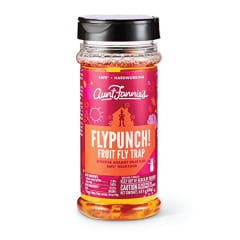 Aunt Fannie's FlyPunch Fruit Fly Trap (Single): for Indoor and Kitchen Use - Made with Plant Based Ingredients