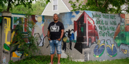 Image: Teresa Moon, 68, a lifetime resident living near the Birwood Wall in Detroit, Mich., on June 9, 2021.